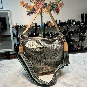 Consuela Tommy Crossbody Hobo Bag, 14"x11" (retail $265)